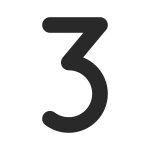 Number 3 SVG Icon